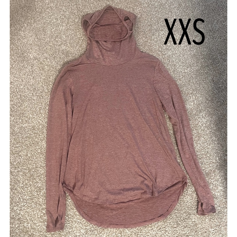 Grace and Lace cowl neck coverup in Marsala XXS